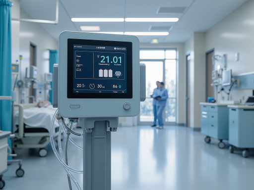 医院周边地图示意图，标注医院位置和主要交通路线